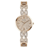 Guess Ladies Rose Gold Tone Analog Watch