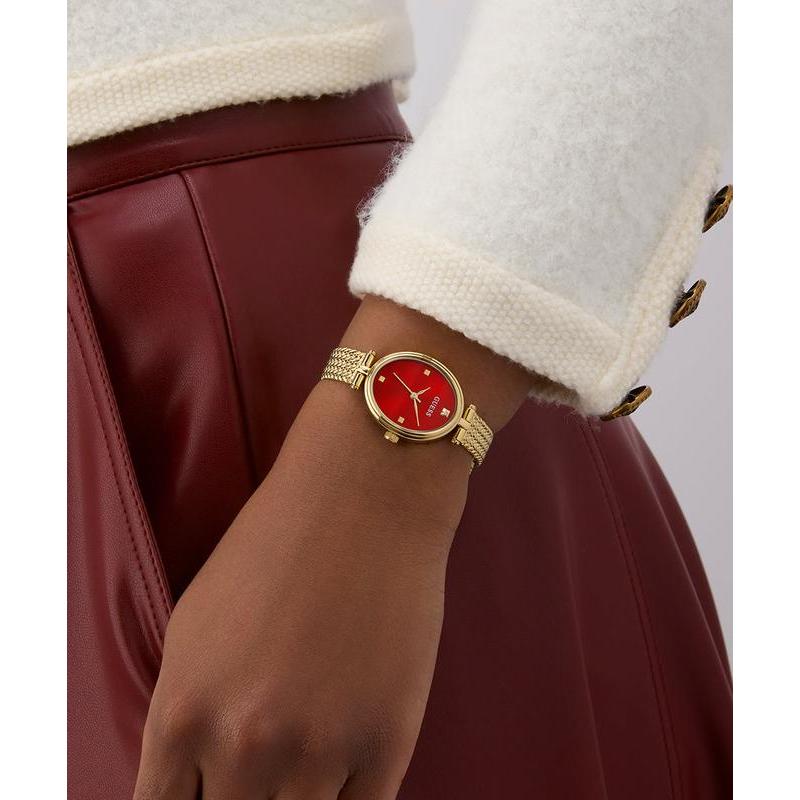 Guess Ladies Ruby Gold Tone Analog Watch