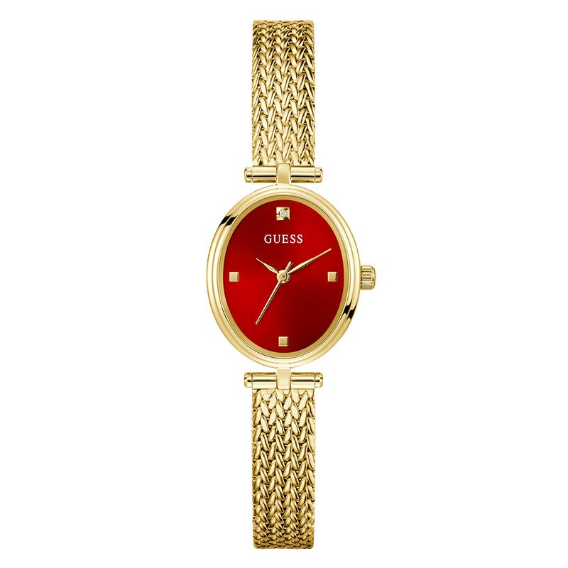 Guess Ladies Ruby Gold Tone Analog Watch