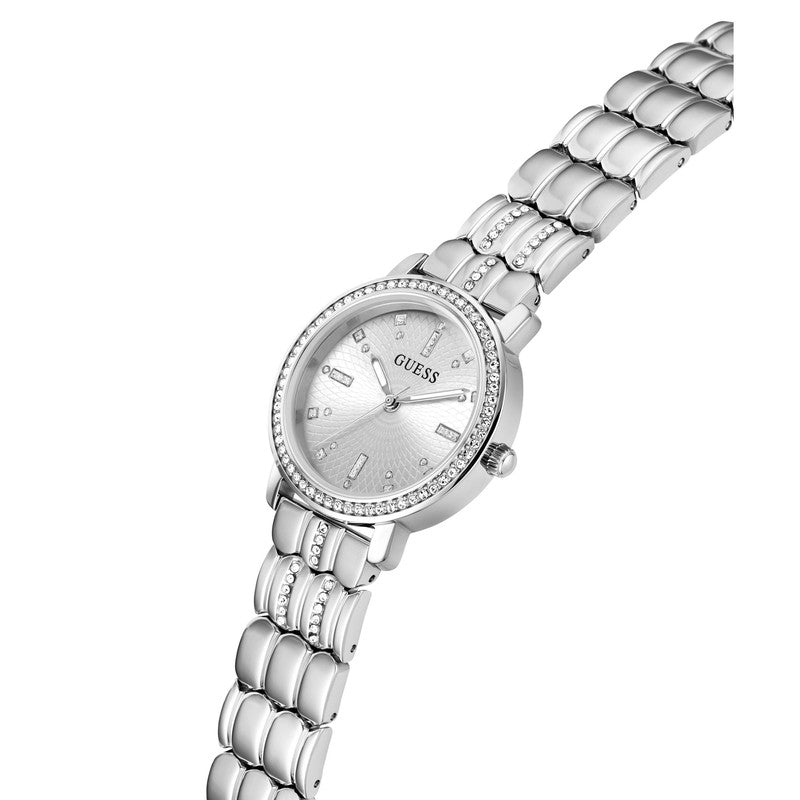 Guess Ladies Silver Tone Analog Watch GW0612L1