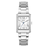 Guess Ladies Silver Tone Analog Watch