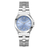 Guess Ladies Silver Tone Analog Watch