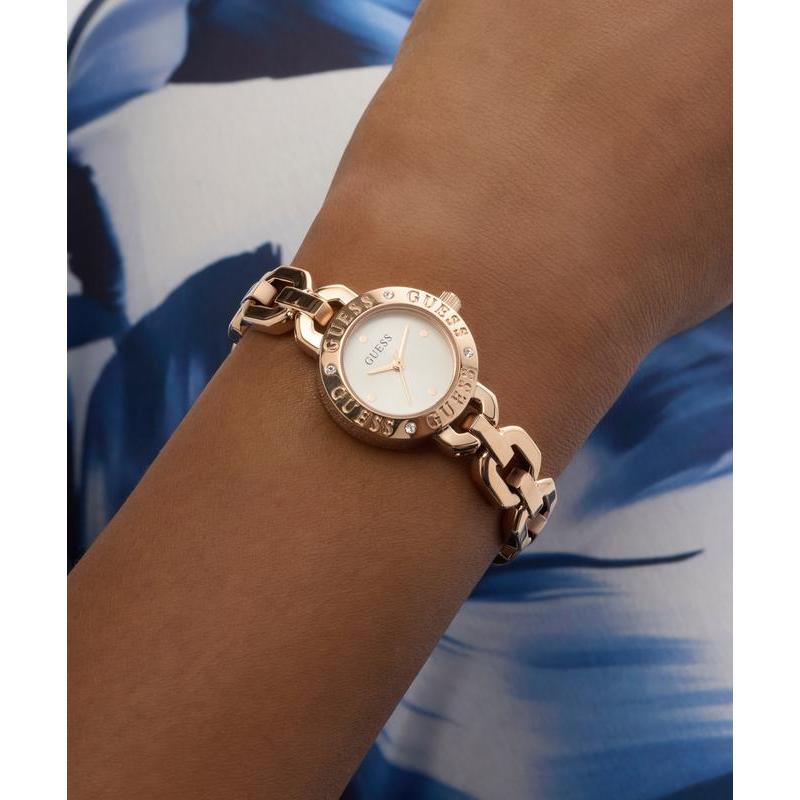 Guess Ladies Siren Rose Gold Analog Watch – Petite