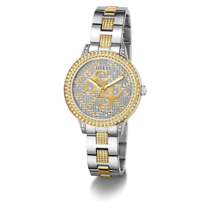 Guess Ladies Two-Tone Gold & Silver Analog Watch