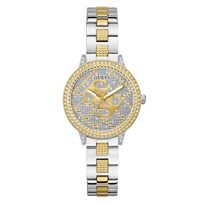 Guess Ladies Two-Tone Gold & Silver Analog Watch