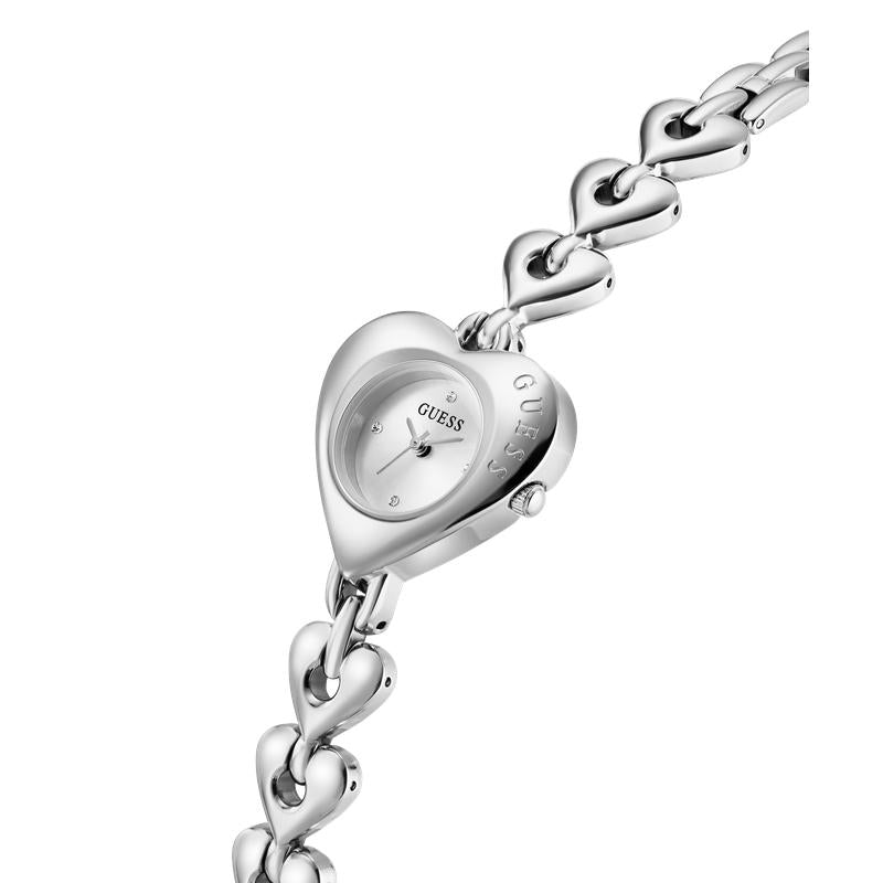 Guess Ladies Valerie Silver Tone Analog Watch