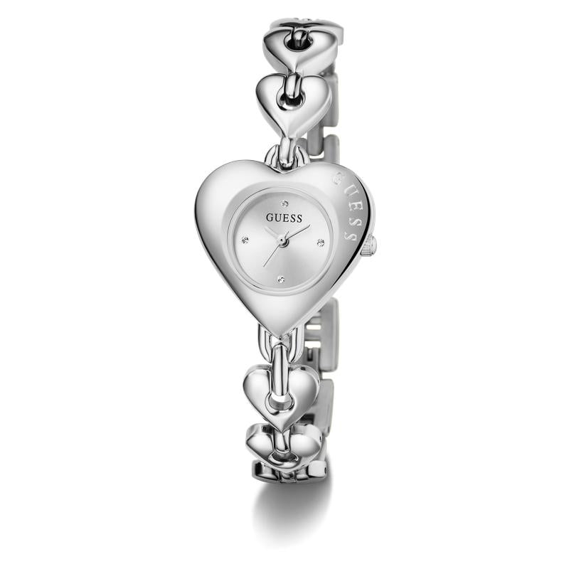 Guess Ladies Valerie Silver Tone Analog Watch