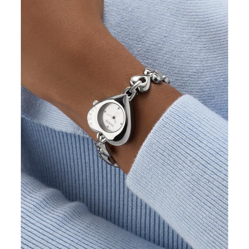 Guess Ladies Valerie Silver Tone Analog Watch