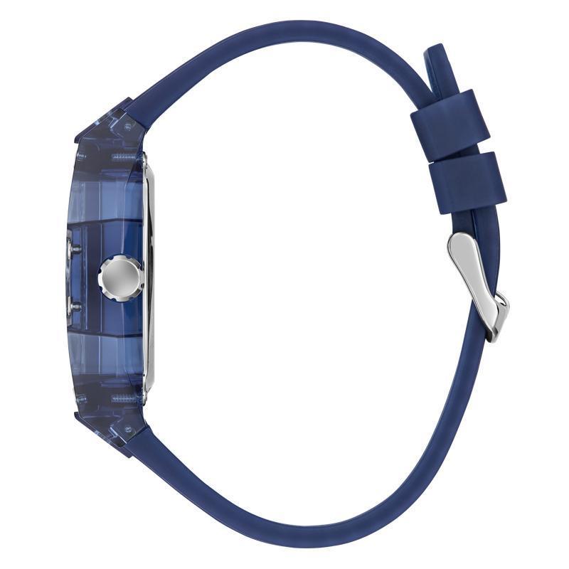 Guess Men's Blue Analog Automatic Watch