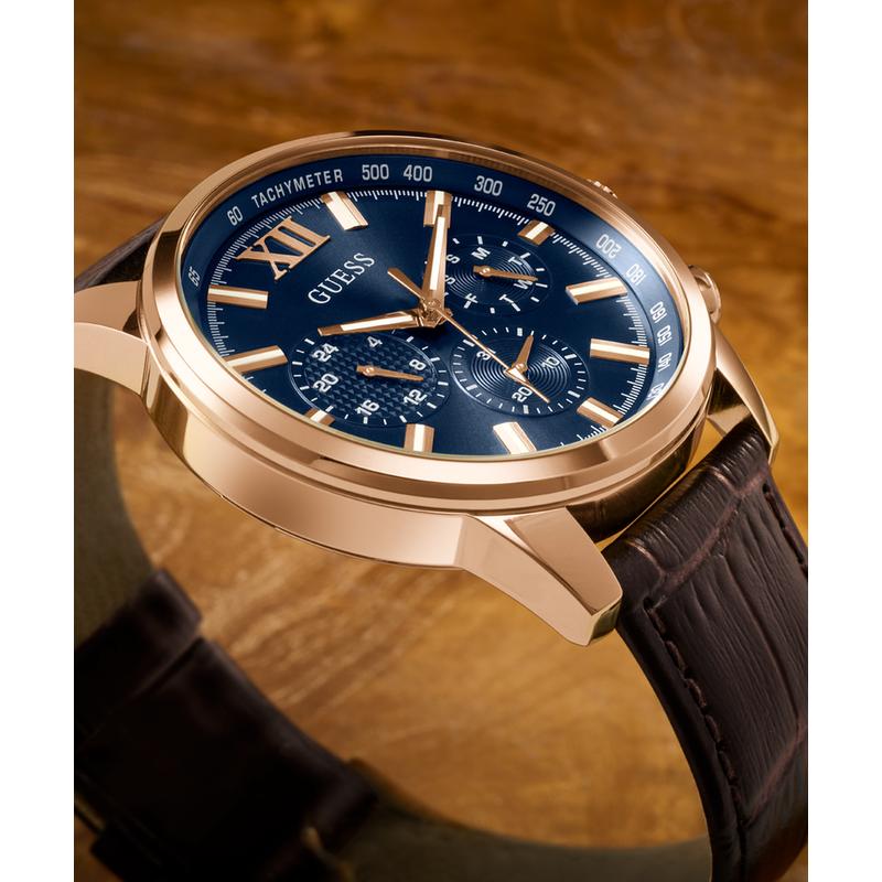 Guess Mens Brown Multi-Function Watch