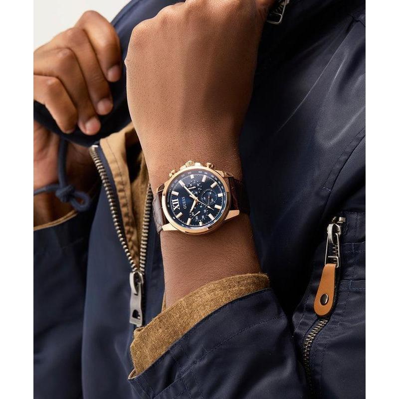 Guess Mens Brown Multi-Function Watch