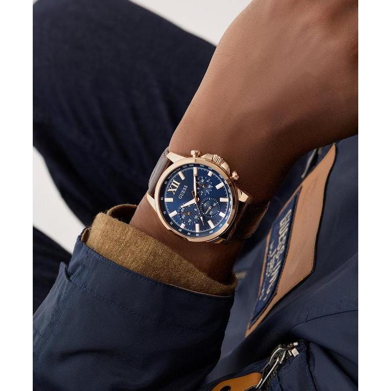 Guess Mens Brown Multi-Function Watch