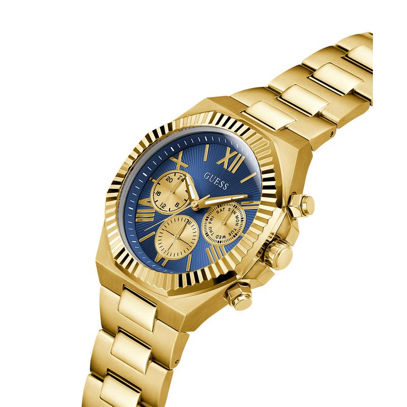 Guess Mens Gold Tone Multi-Function Watch
