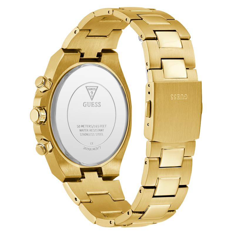Guess Mens Gold Tone Multi-Function Watch
