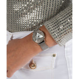 Guess Mini Iconic Silver Dial Analog Watch