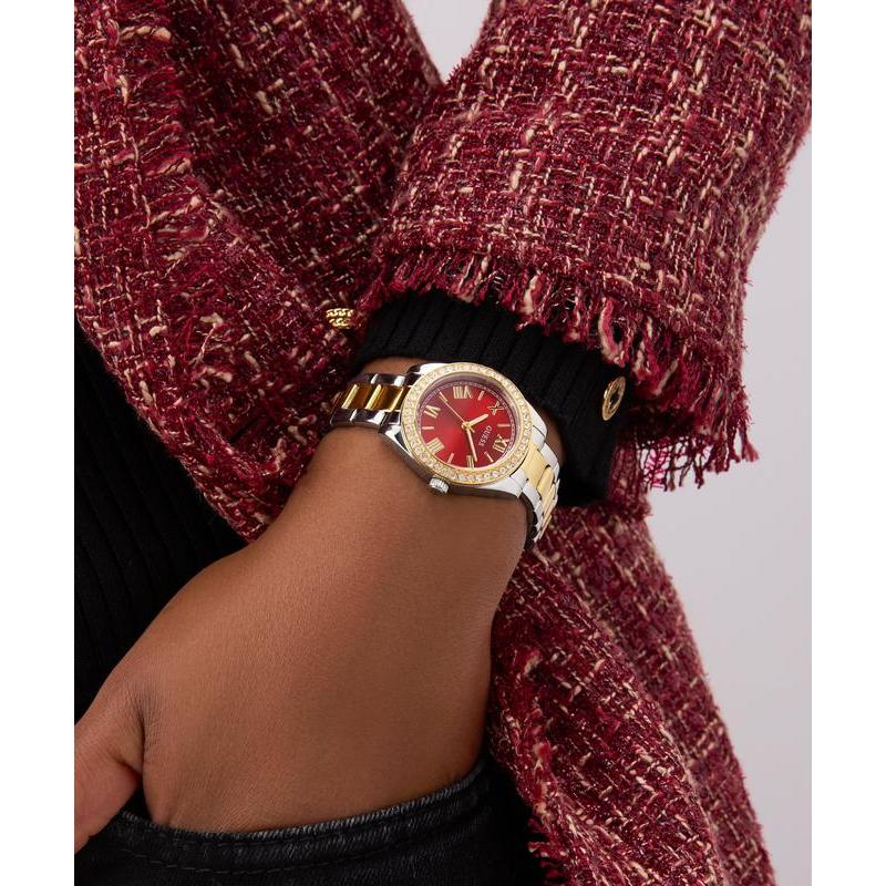 Guess Mini Luna Two‑Tone Quartz Watch