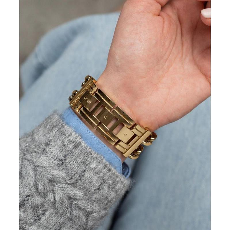 Guess Mod Heavy Metal Gold PVD Ladies Watch