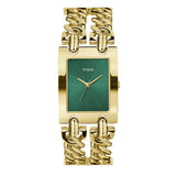 Guess Mod Heavy Metal Ladies Gold Tone Analog Watch