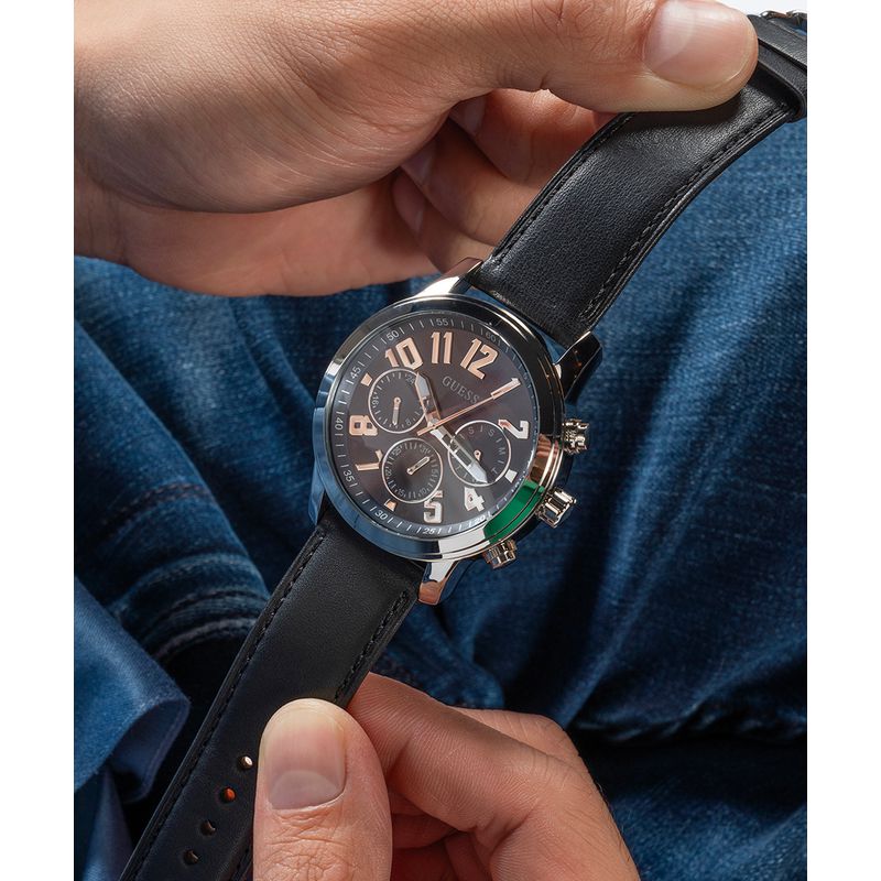 Guess Parker Navy Dial Multifunction Watch