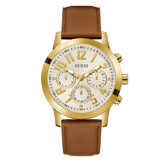 Guess Parker White Dial Multifunction Watch