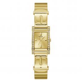 Guess Sasha Gold Stainless Steel Crystal-Accented Quartz Watch