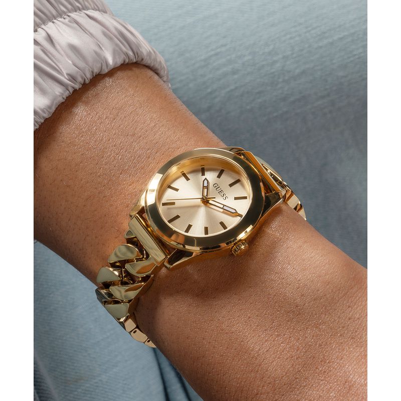 Guess Serena Champagne Dial Analog Watch