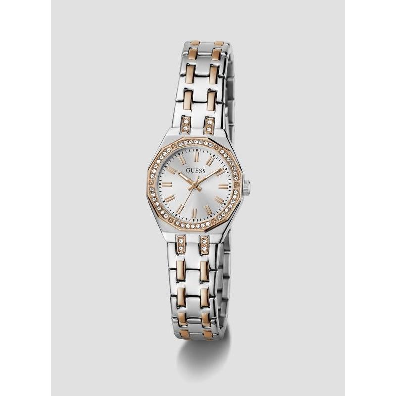 Guess Silver Rose Gold Pixie Women's Analog Watch