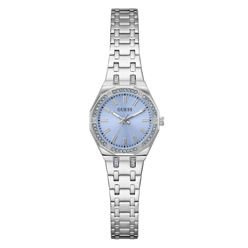 Guess Swarovski ReCreated Silver Tone Analog Watch
