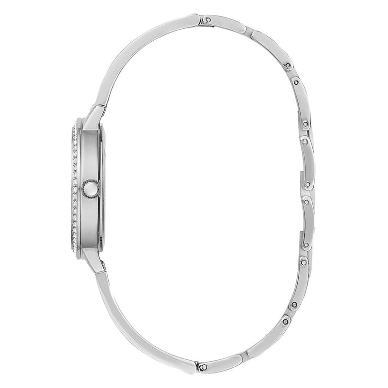 Guess Tri Luxe Silver Tone Analog Ladies Watch GW0474L1