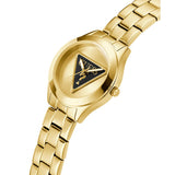 Guess Tri Plaque Champagne Dial Analog Watch