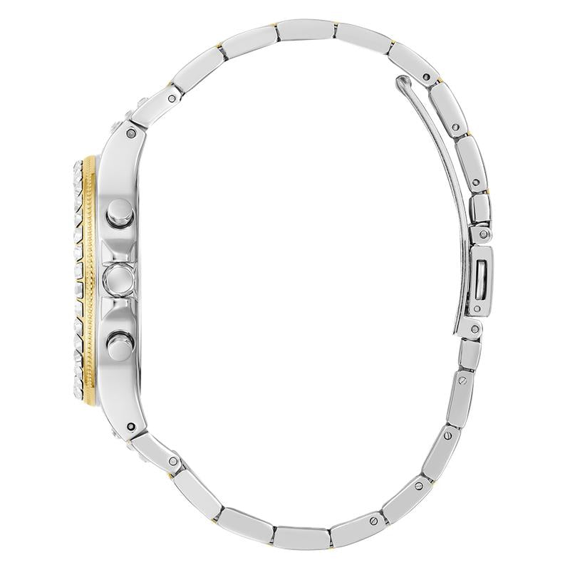 Guess Two-Tone Multifunction Crystal-Accented Stainless-Steel Watch