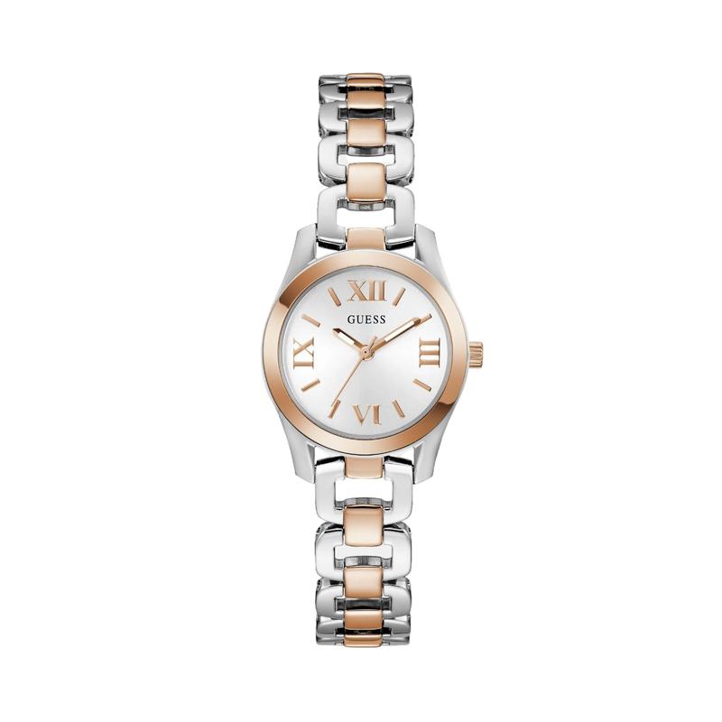 Guess Veda White Dial Stainless Steel Quartz Watch
