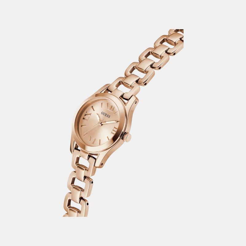 Guess Veda Women’s Rose Gold Dial Analog Watch