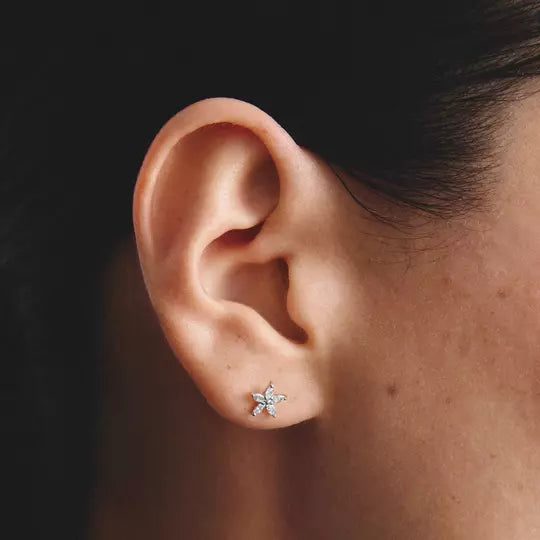 THOMAS SABO Flower Zirconia Stud Earrings