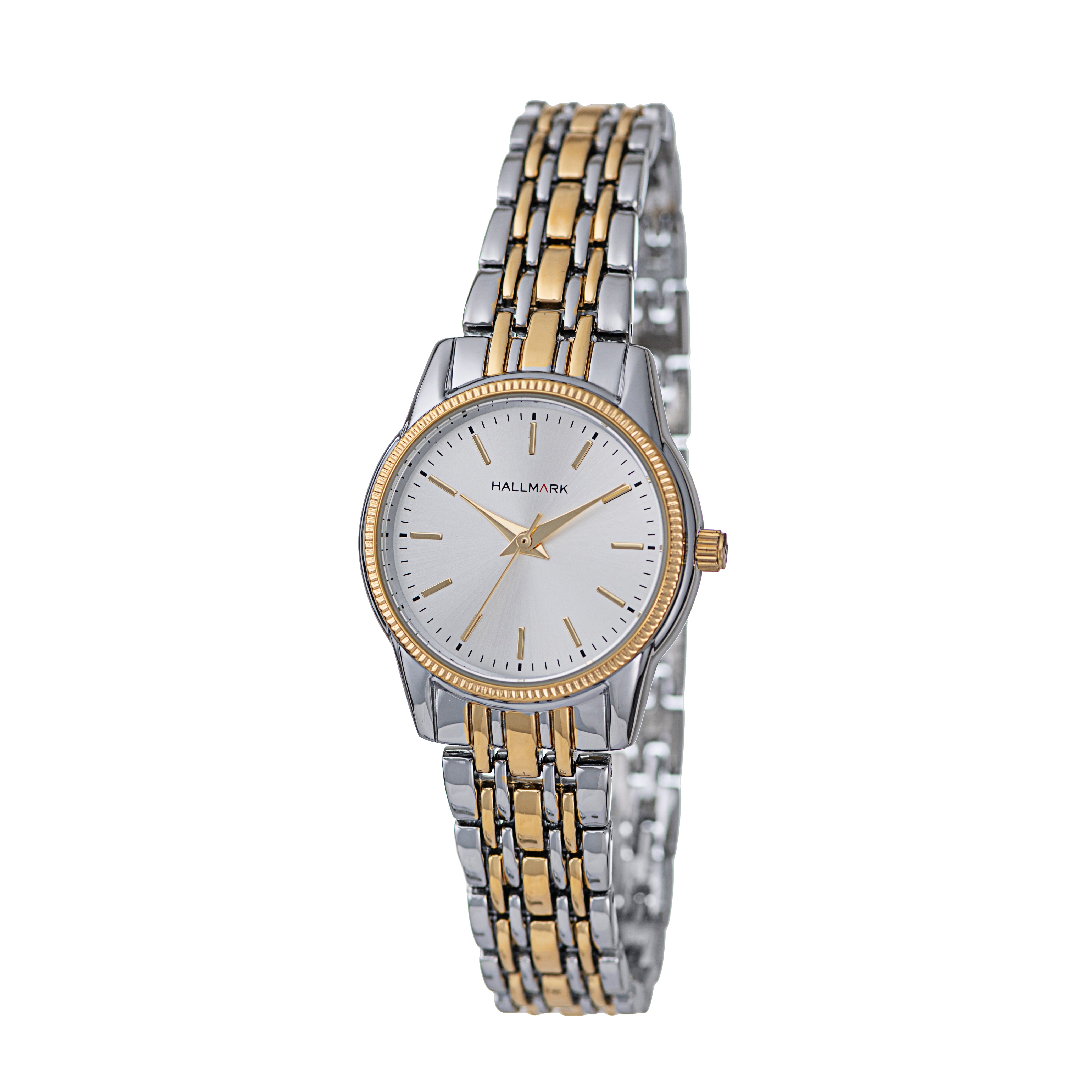 Hallmark Ladies Two-Tone Bracelet Watch