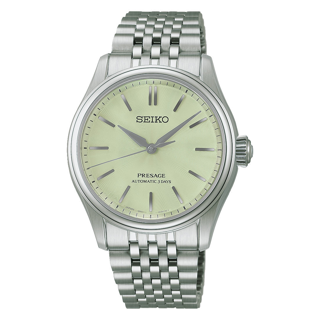 Seiko Presage Classic HCC002J1 pale mint-green dial, stainless steel case and bracelet