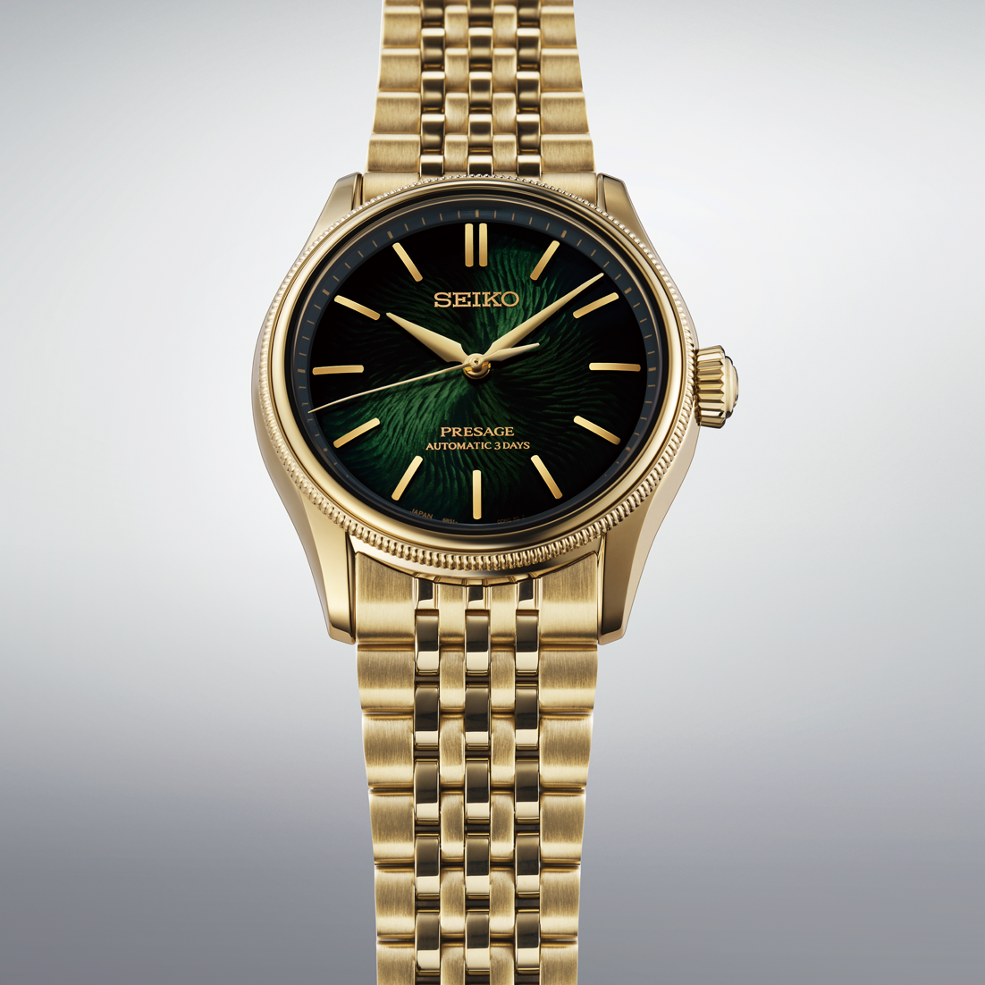 Seiko Presage Tradman's Bonsai HCC009J1 - case detail