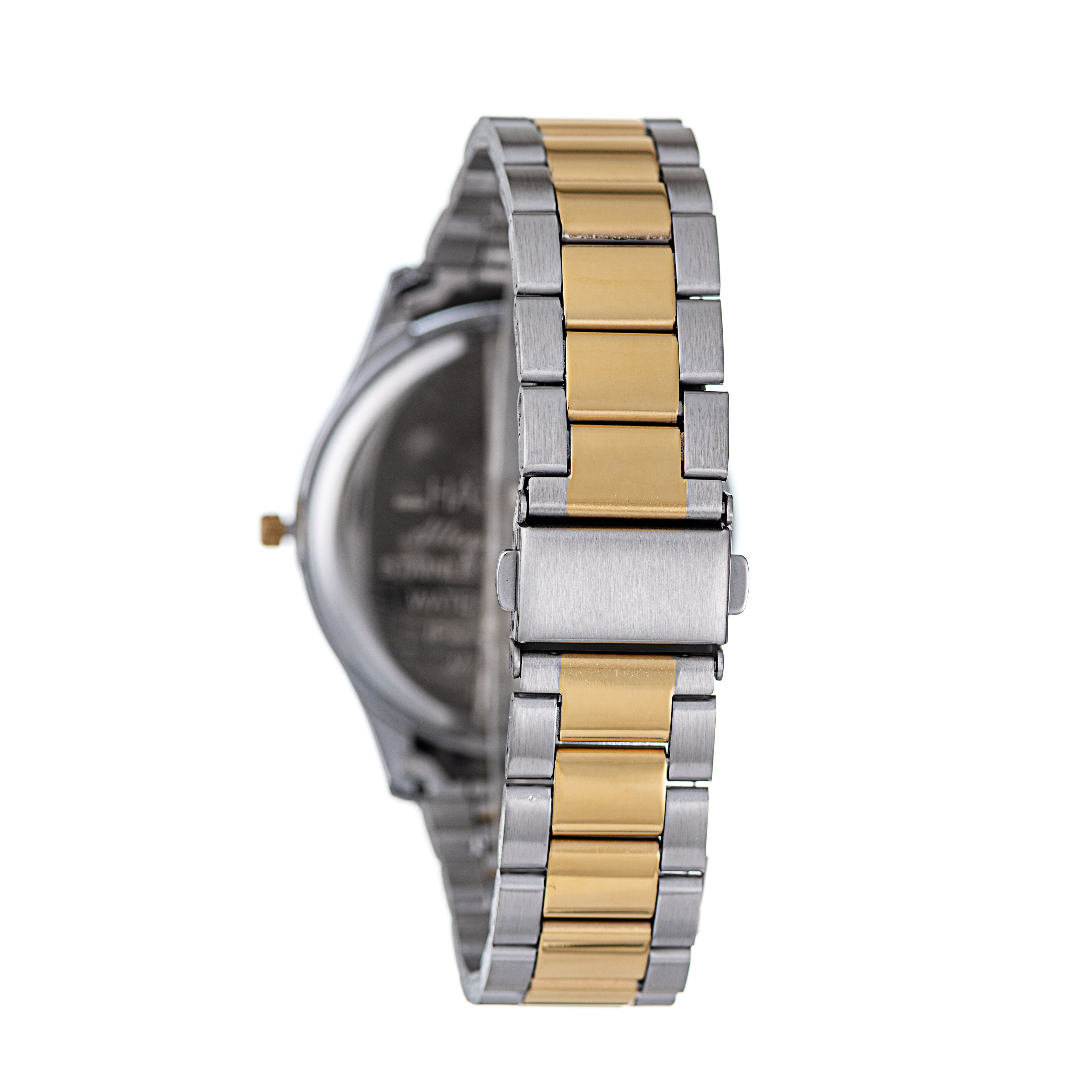 Hallmark Men’s Two-Tone Watch with White Dial