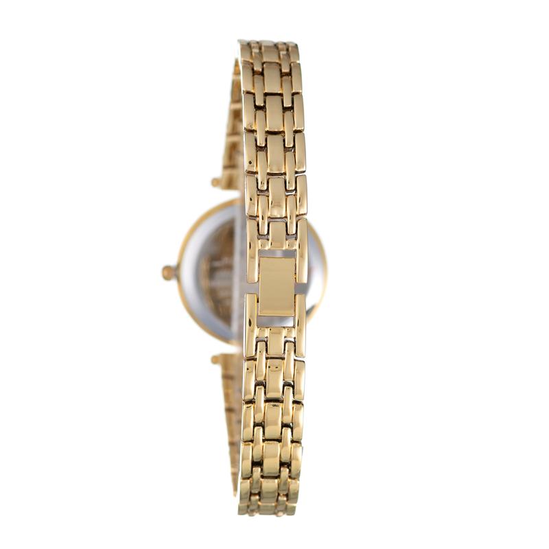 Hallmark Ladies Gold Bracelet Champagne Dial Watch