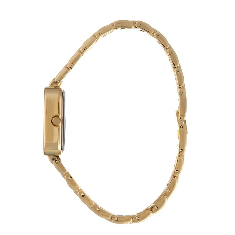 Hallmark Ladies Gold Bracelet Champagne Dial Watch