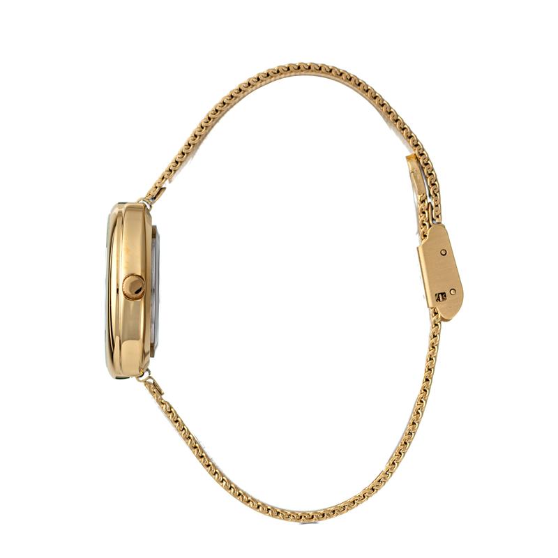 Hallmark Ladies Gold Mesh Bracelet Watch