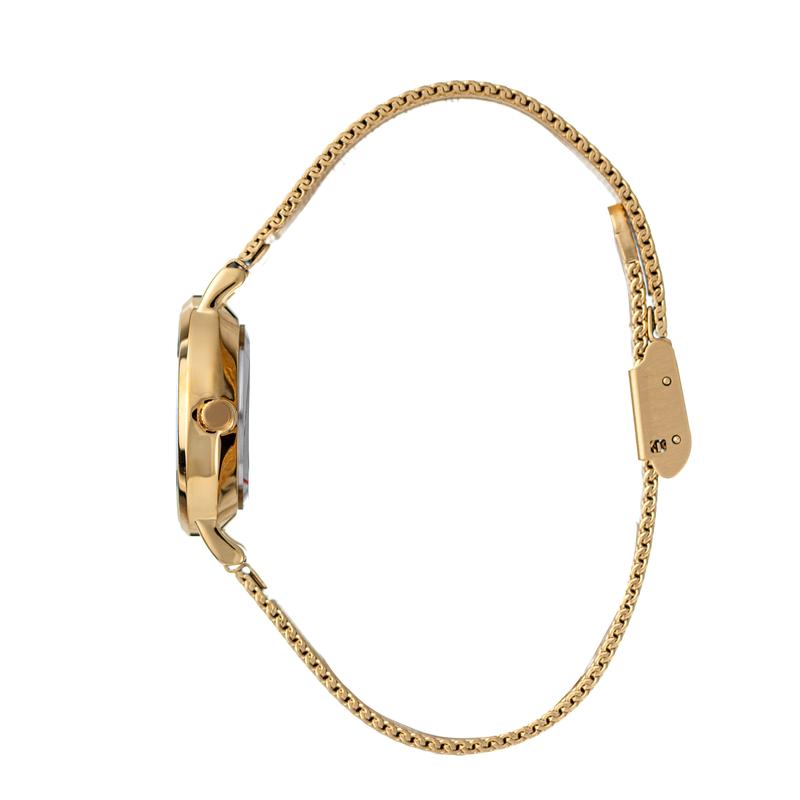 Hallmark Ladies Gold Mesh Bracelet Watch