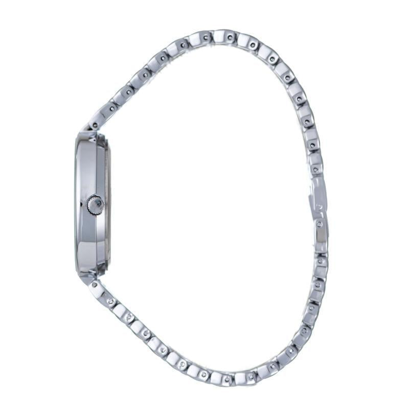 Hallmark Ladies Silver-Tone Honeycomb Bracelet Watch