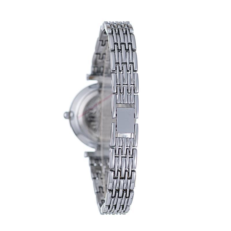 Hallmark Ladies’ Silver-Tone Watch with Blue Dial