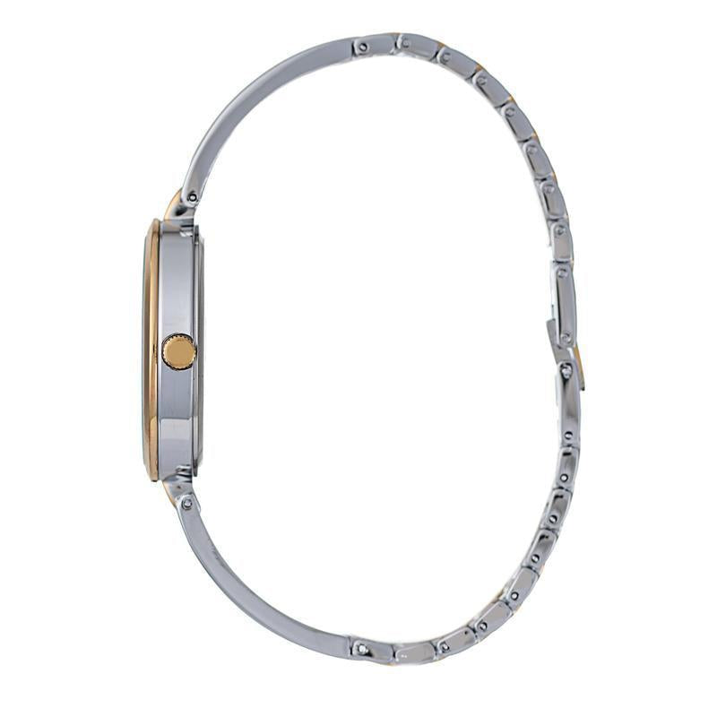 Hallmark Ladies Two-Tone Bangle Bracelet Watch
