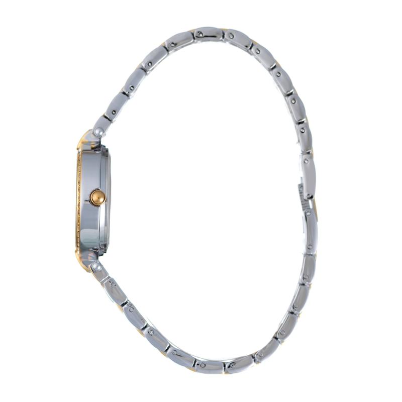 Hallmark Ladies Two-Tone Silver Dial Watch