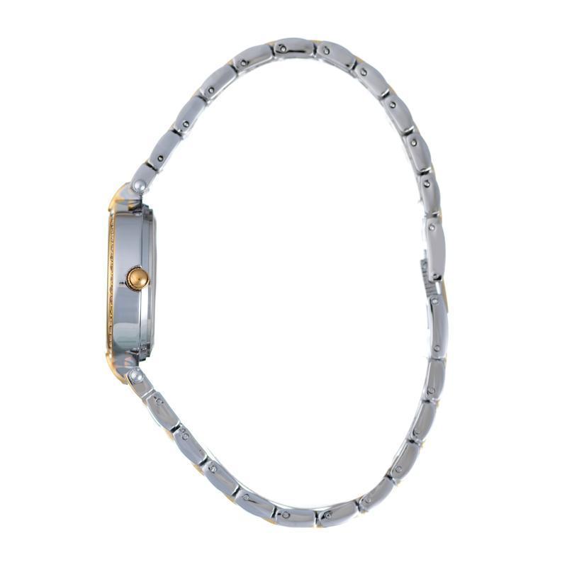 Hallmark Ladies Two-Tone Silver Dial Watch