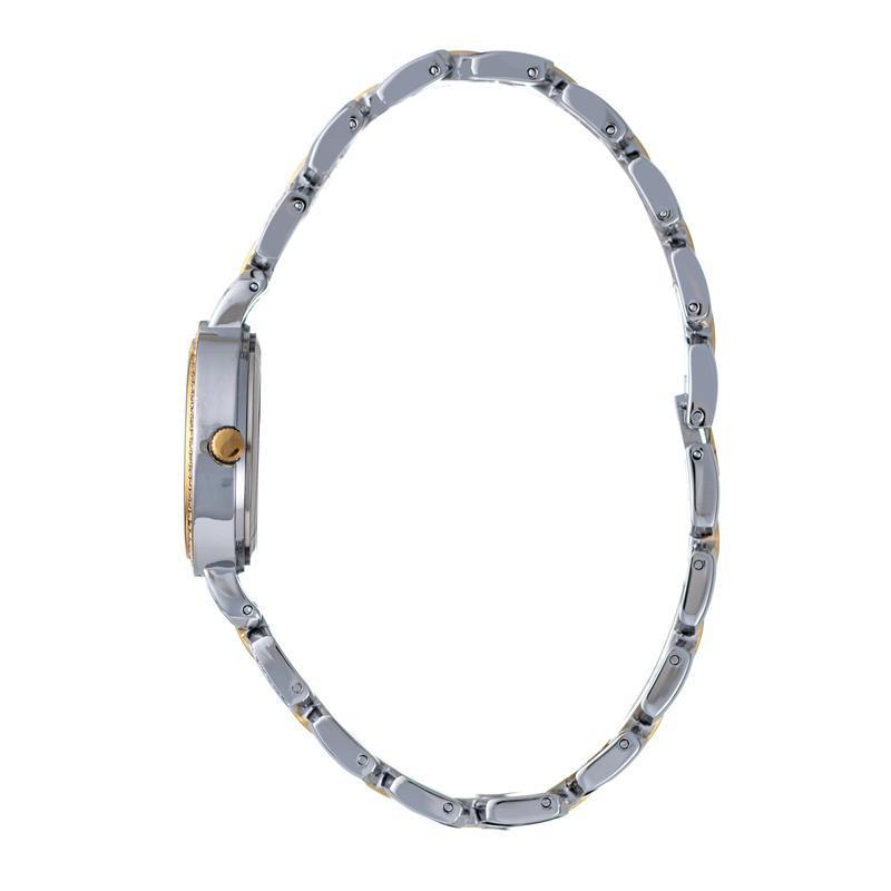 Hallmark Ladies Two-Tone White Dial Watch