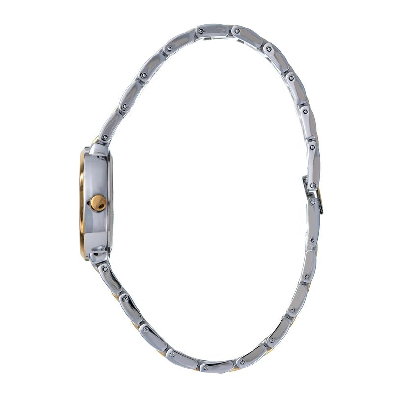 Hallmark Ladies Two-Tone White Dial Watch