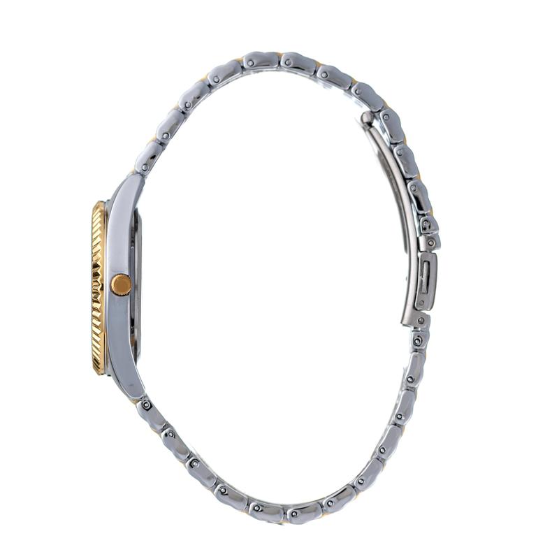 Hallmark Ladies Two-Tone White Dial Watch